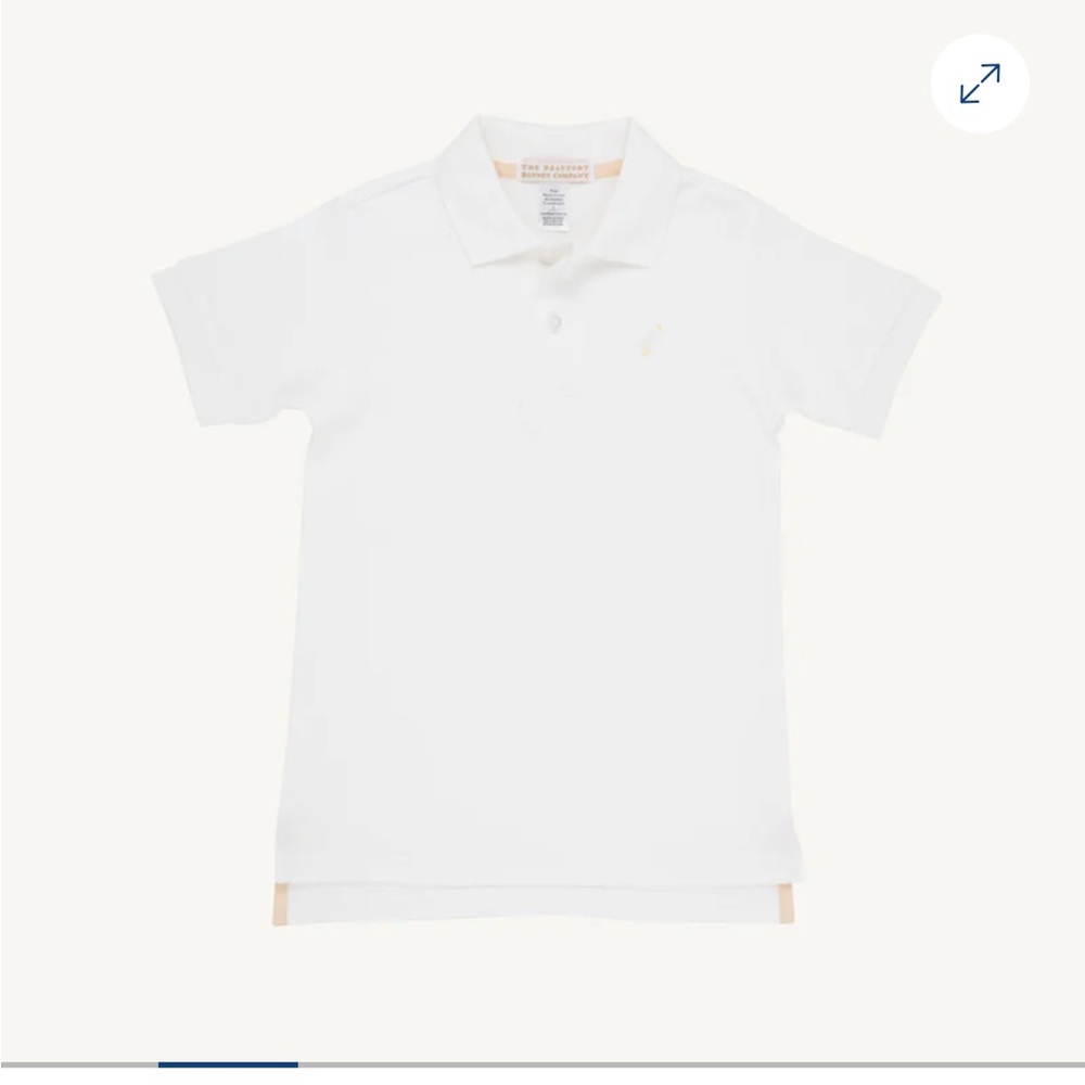 The Beaufort Bonnet Company Prim & Proper Polo in Worth Avenue White